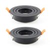 GU10 Downlight Housing 2-Piece Black by BRENDAXIN Adjustable Aluminum-0