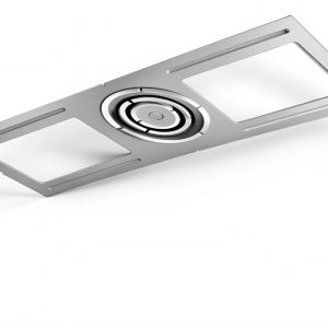 72 Pack New Construction Mounting Plate with 3-4-6" Round Hole –26× 8" Galvanized Steel Recessed LED Light Plate in Wafer Light Bracket, Thin Recessed Ceiling Light with Junction Box-0