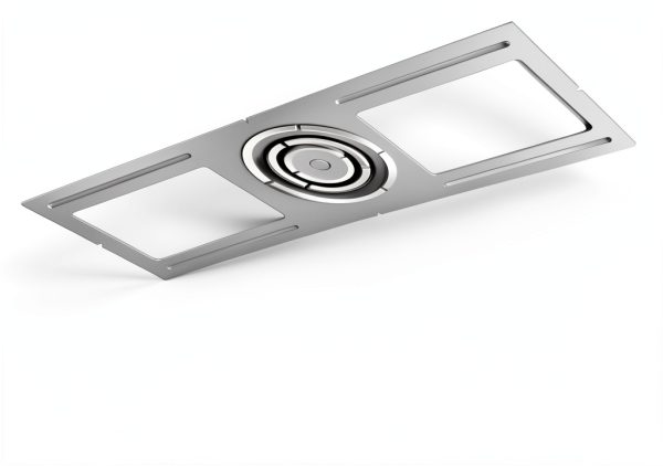 72 Pack New Construction Mounting Plate with 3-4-6" Round Hole –26× 8" Galvanized Steel Recessed LED Light Plate in Wafer Light Bracket, Thin Recessed Ceiling Light with Junction Box-0