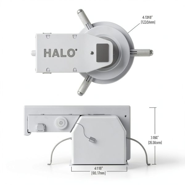 Halo H245RICAT IC Ultra-Shallow 4" Raw Finish Recessed Housing Eaton-1