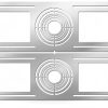 New Construction Mounting Plate VANCITRUE 24PC Silver Recessed Housing-0