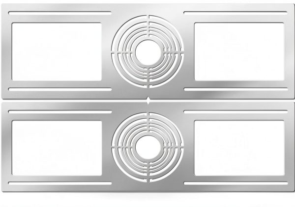 New Construction Mounting Plate VANCITRUE 24PC Silver Recessed Housing-0