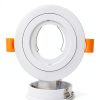 BRENDAXIN 2 Round White GU10 Downlight Housing – Aluminum 25° Angle-5