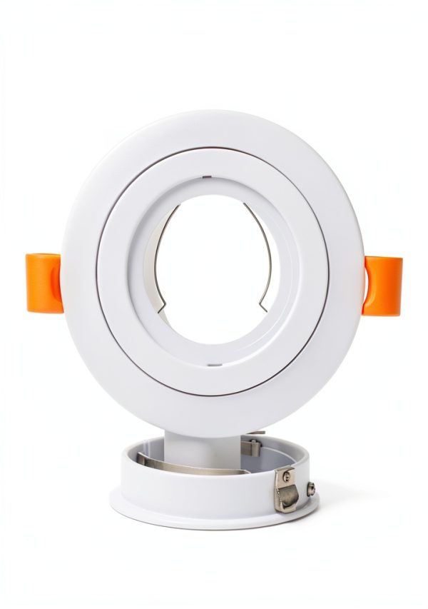 BRENDAXIN 2 Round White GU10 Downlight Housing – Aluminum 25° Angle-5