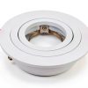 BRENDAXIN 2 Round White GU10 Downlight Housing – Aluminum 25° Angle-3