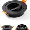 GU10 Downlight Housing 2-Piece Black by BRENDAXIN Adjustable Aluminum-4