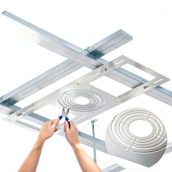 New Construction Mounting Plate VANCITRUE 24PC Silver Recessed Housing-3