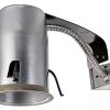 HALO H995RICAT LED Recessed Lighting Housing for Remodel Ceiling, T24, Insulation Contact, Air-Tite, Aluminum, 4 in., Silver-0