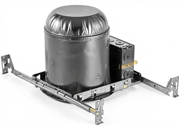6-Inch Construction E26 Recessed Can Light Recesso Airtight Housing-2