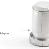 HALO Recessed LED Retrofit Adapter ML7RAB 6-Inch, Grey/White 4-Pack-1