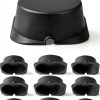 Recessed Light Cover Tuanse 15pcs 8.6x8.6x2.9in Black Fire‑Resistant-0