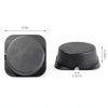 Recessed Light Cover Tuanse 15pcs 8.6x8.6x2.9in Black Fire‑Resistant-1