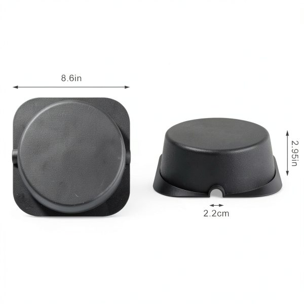 Recessed Light Cover Tuanse 15pcs 8.6x8.6x2.9in Black Fire‑Resistant-1