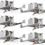 TORCHSTAR 8-Pack 4 Inch Shallow New Construction Recessed Lighting Housing, IC Rated & Air Tight Ceiling LED Downlight Can with J-Box, ETL Listed Slim/Narrow Can Light Housing, TP24 Connector-0